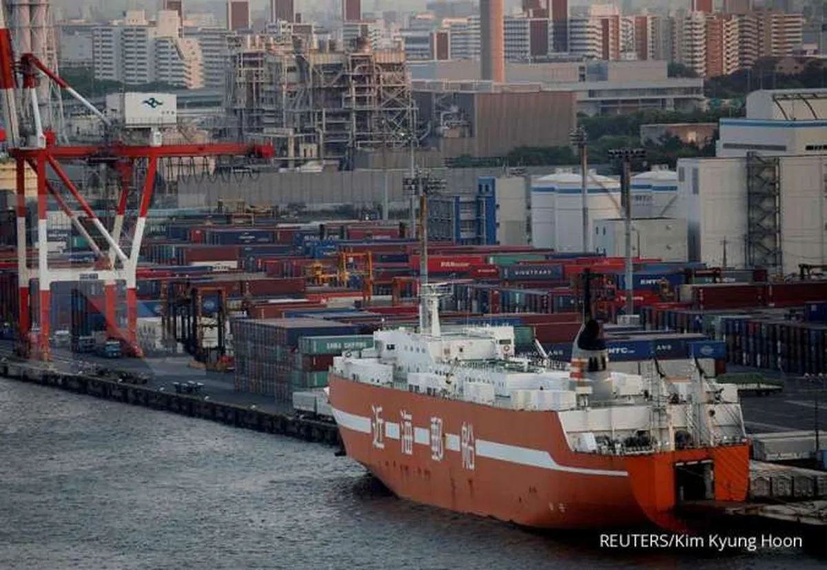 Ekspor Jepang melonjak akibat permintaan China dan AS yang solid