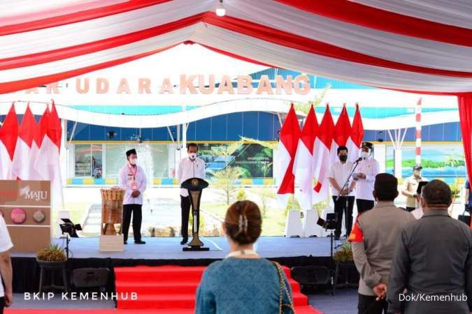 Presiden Resmikan Terminal Baru Bandara Kuabang di Halmahera Utara
