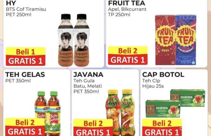 Promo Alfamart Serba Gratis 26-28 Desember 2025, Olatte-Teh Gelas Beli 2 Gratis 1