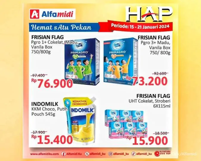 Promo Alfamidi Hemat Satu Pekan Periode 15-21 Januari 2024