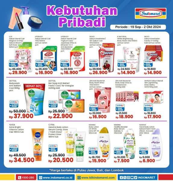 Promo Indomaret Super Hemat 19 September-2 Oktober 2024