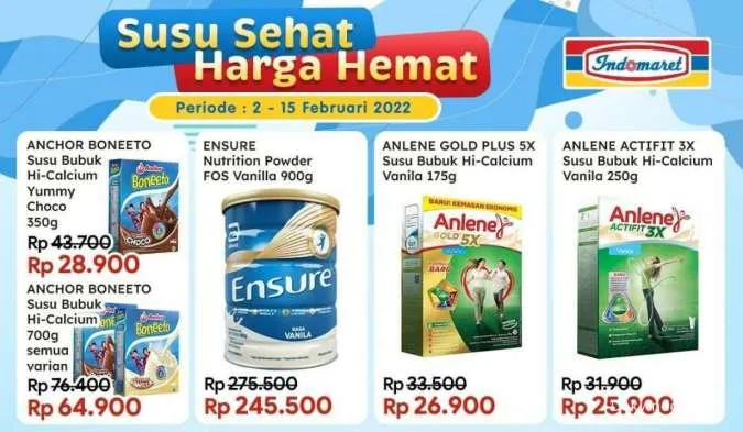 Promo Indomaret Susu Sehat Periode 2-15 Februari 2022