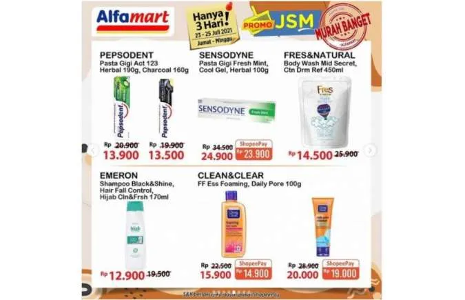 Promo JSM Alfamart 23-25 Juli 2021