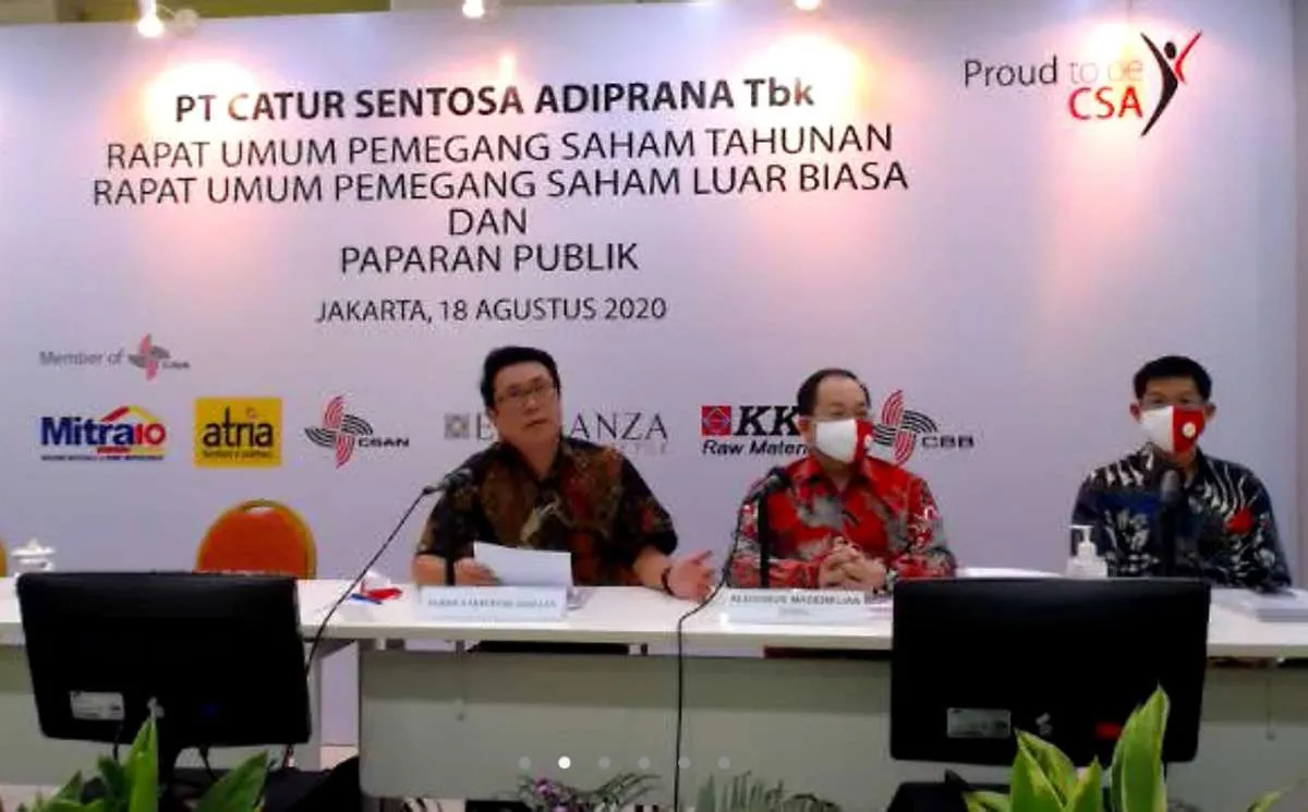 Catur Sentosa Adiprana (CSAP) tebar dividen Rp 8,91 miliar, simak jadwalnya