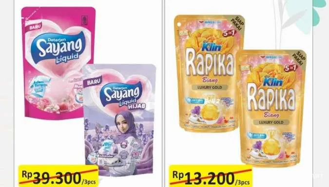 Promo Alfamart Serba Gratis sampai 28 Februari, Beli 2 Gratis 1 Detergent-Nutrijell
