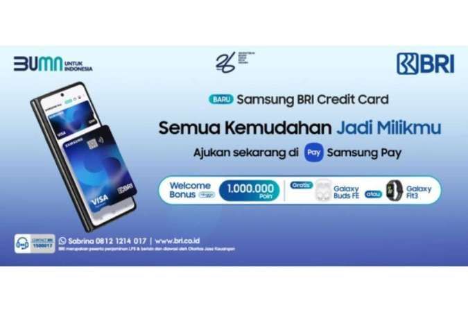 Yuk Pakai Samsung BRI Credit Card dan Dapatkan Beragam Keuntungannya