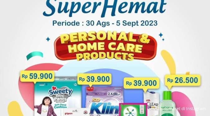 Promo Indomaret Super Hemat Senin 4 September 2023, Promo Sabun Cuci hingga Popok