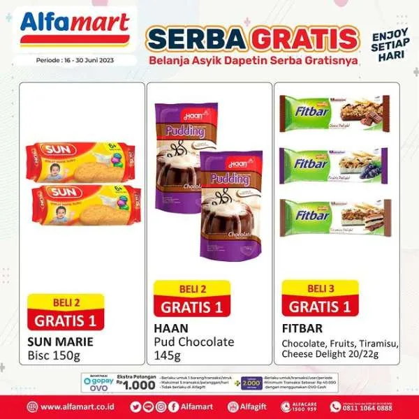 Promo Alfamart Serba Gratis Periode 16-30 Juni 2023