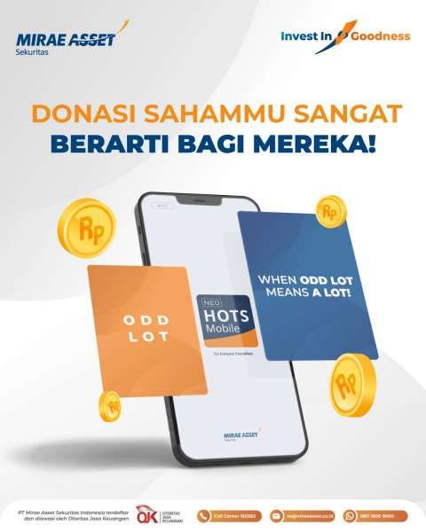Luncurkan CSR Odd Lot, Mirae Asset Sekuritas Ajak Nasabah dan Publik untuk Berbagi