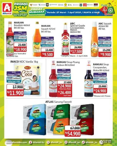 Promo JSM Alfamidi Periode 27 Maret-1 April 2025