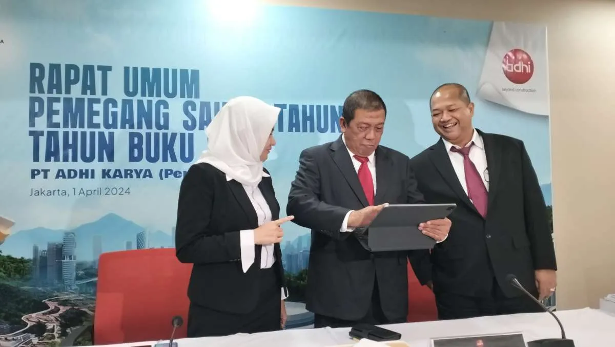 Gelar RUPST, ADHI Putuskan Belum Bagi Dividen dari Tahun Buku 2023