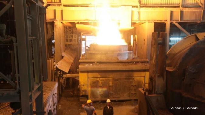 September, Indo Japan mulai membangun pabrik baja