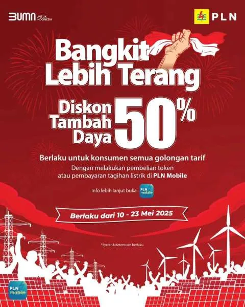 Promo Listrik Hari Kebangkitan Nasional