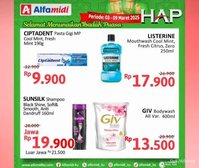 Promo Alfamidi Hemat Satu Pekan Periode 3-9 Maret 2025