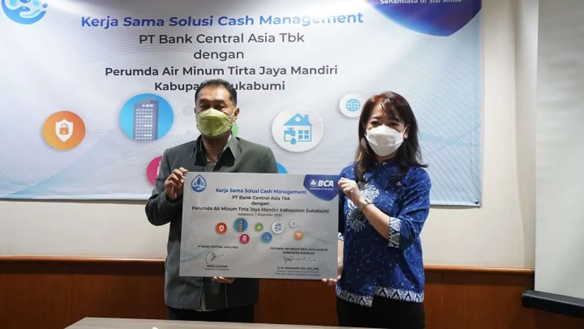 BCA Hadirkan Solusi Pembayaran bagi Perumda Air Minum Tirta Jaya Mandiri Sukabumi
