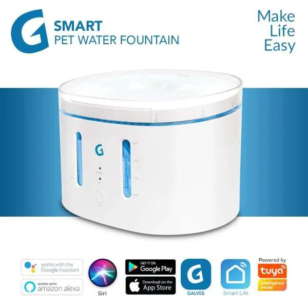 Galvee Smart WIFI Water Fountain Pet Dispenser