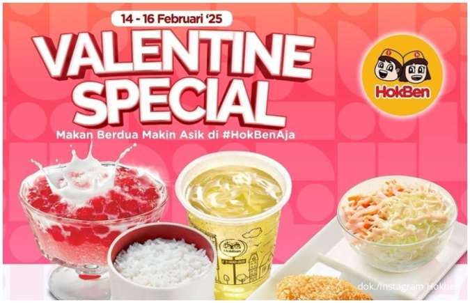 Promo Valentine 14 Februari 2025 di HokBen, Pizza Hut, Dunkin, RotiO dan Janji Jiwa