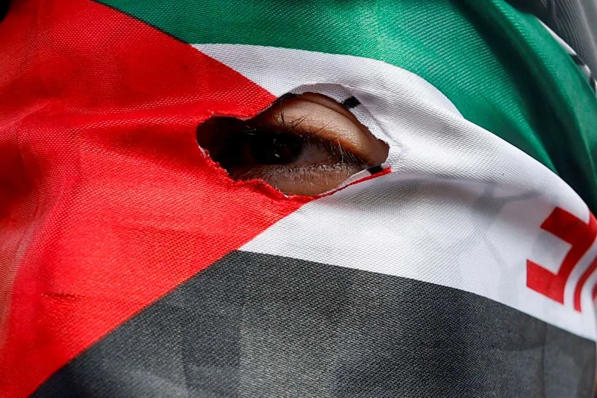 Bela Palestina, 1.000 Pengunjuk Rasa Berkumpul di Hollywood Jelang Oscar 