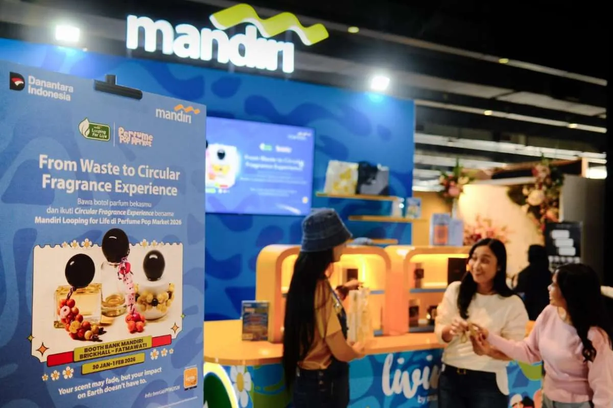 Mandiri Dorong Gaya Hidup Berkelanjutan di Perfume Pop Market 2026