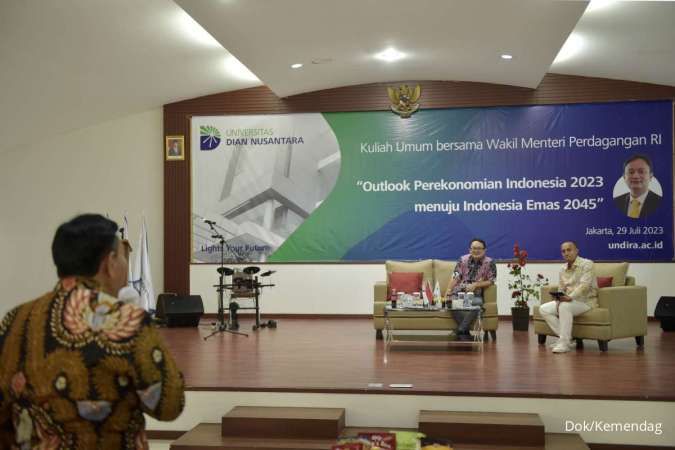 Beri Kuliah Umum, Wamendag Ungkap Tren Positif Pertumbuhan Ekonomi Indonesia
