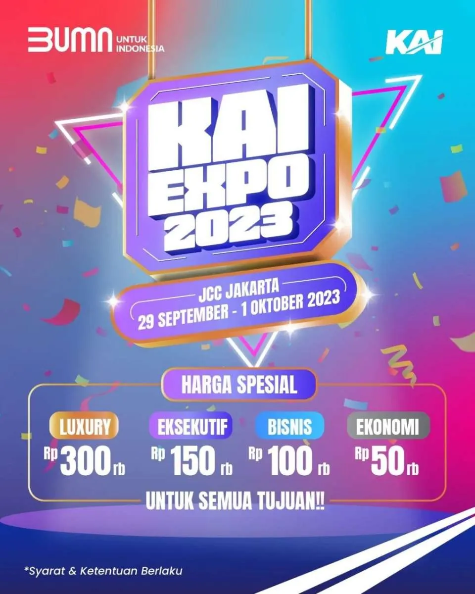 Sukses, KAI Expo 2023 Catat Penjualan Rp 2,6 Miliar dan Dihadiri 11.556 Pengunjung