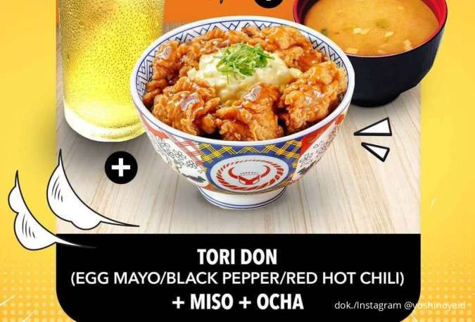 Promo Yoshinoya dengan Go Dine In, 2 Pilihan Paket Favorit Diskon sampai 52%