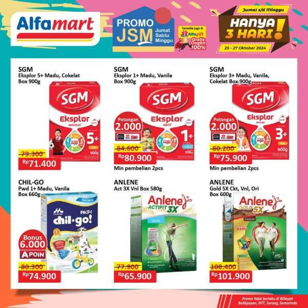 Promo JSM Alfamart 25-27 Oktober 2024