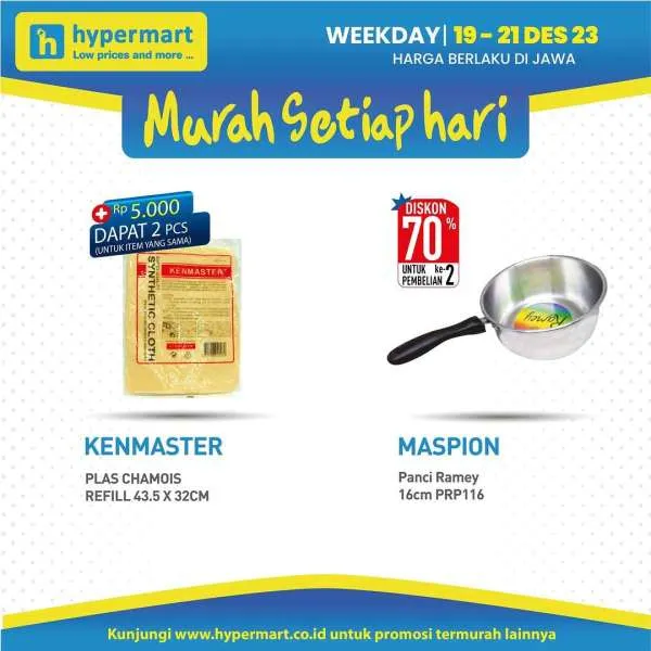 Promo Hypermart Hyper Diskon Weekday Periode 19-21 Desember 2023