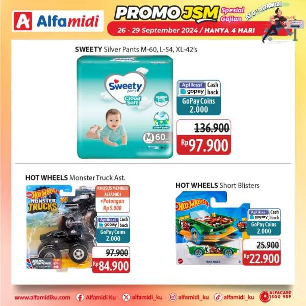 Promo JSM Alfamidi Hanya 4 Hari Periode 26-29 September 2024