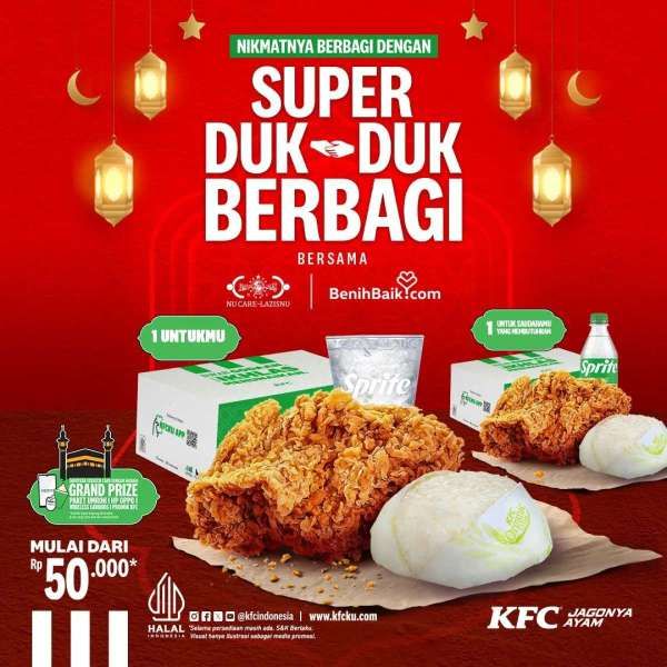 Promo KFC Super Duk-Duk Berbagi Spesial Ramadhan