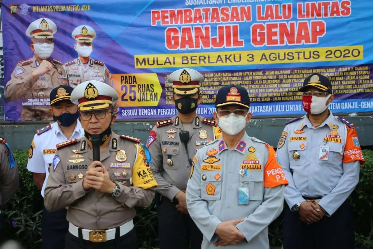 Dishub DKI: Tiga hari penerapan ganjil genap, volume kendaraan di Jakarta turun 4%