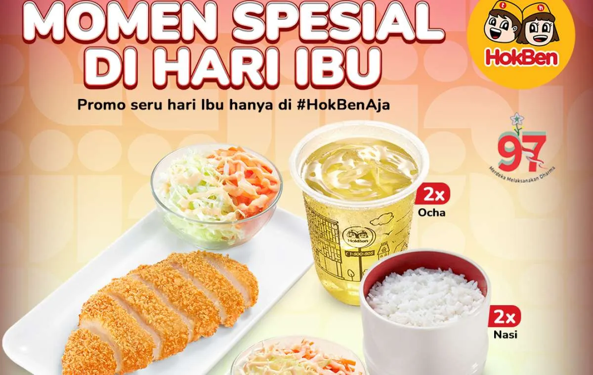Promo HokBen Hari Ibu Desember 2025, Makan Berdua Rp 30.000-an Per Orang