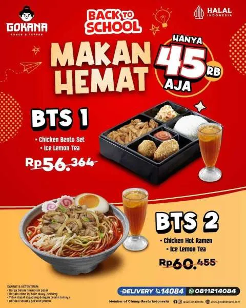 Promo Gokana Back to School Makan Hemat 14-31 Juli 2025