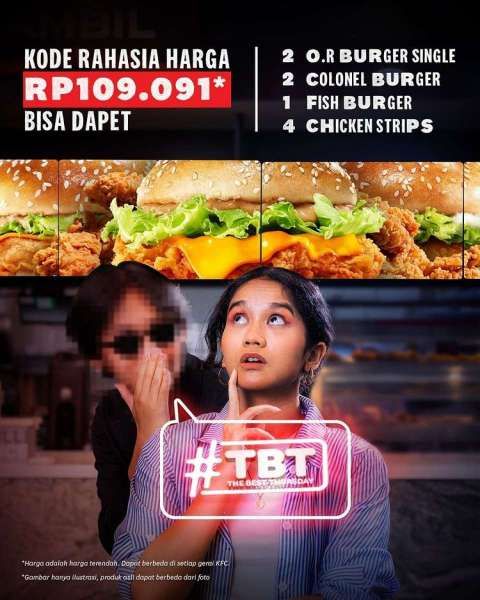 Promo KFC TBT (The Best Thursday) Terbaru di 1 September 2022