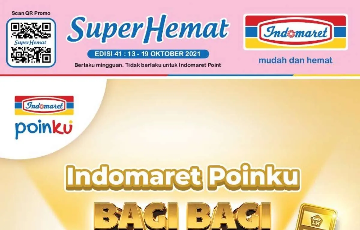 Promo Indomaret mingguan terbaru, 13-19 Oktober 2021!