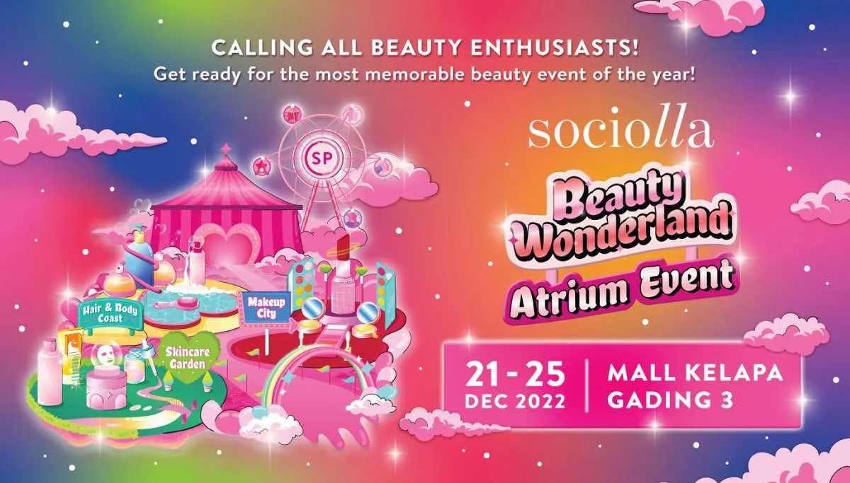 Sociolla Hadirkan Pameran Kecantikan Terkini di Sociolla Beauty Wonderland di MKG 3
