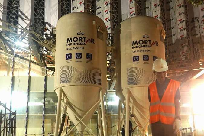 PT MKI Pasok 1.668 Ton Produk Mortar untuk Pembangunan Gedung BUMN Center