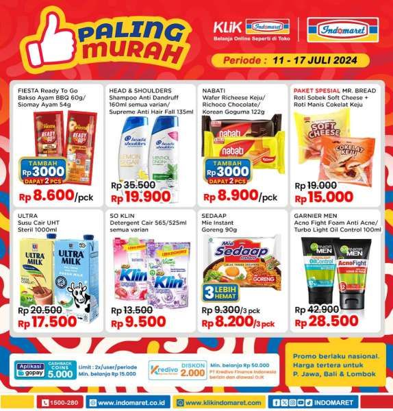 Promo Indomaret Weekend 12-14 Juli 2024 Spesial Paling Murah