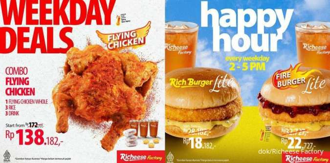 Promo Richeese sampai 30 Juni 2024, Combo Whole Chicken-Happy Hour Rp 18.182