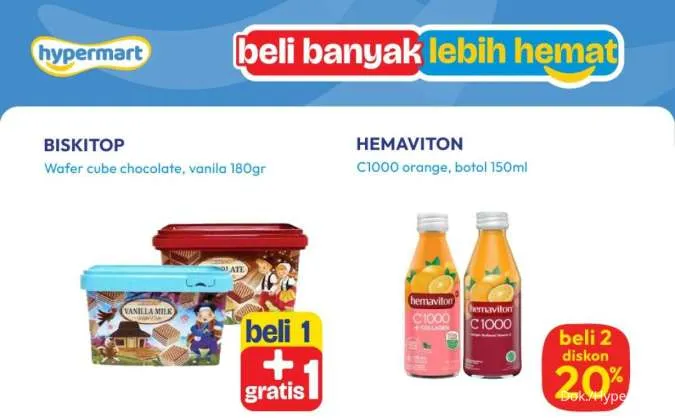 Promo Hypermart Beli Banyak Lebih Hemat 12-18 September 2025, Wafer Beli 1 Gratis 1