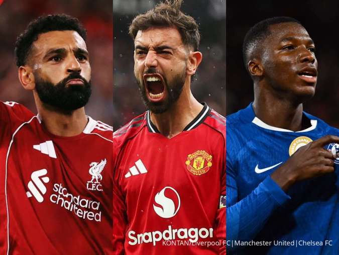 Jadwal Bola Liga Inggris Hari Ini, Sabtu (27/9): Liverpool, Chelsea, MU Main