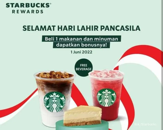 Promo Starbucks Spesial Hari Lahir Pancasila