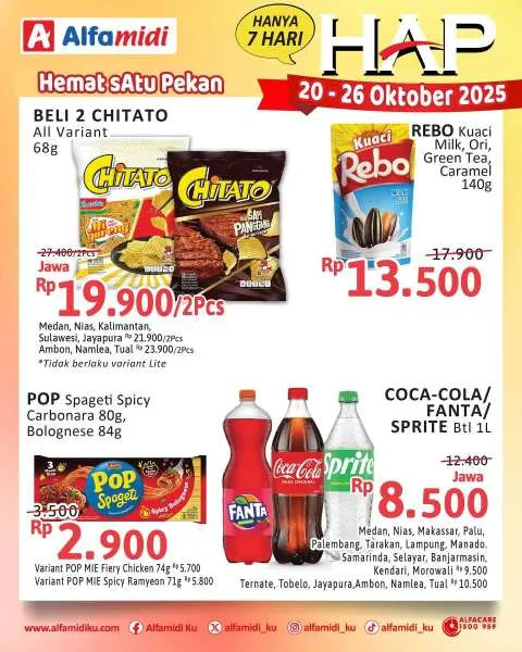 Promo Alfamidi Hemat Satu Pekan Periode 20-26 Oktober 2025