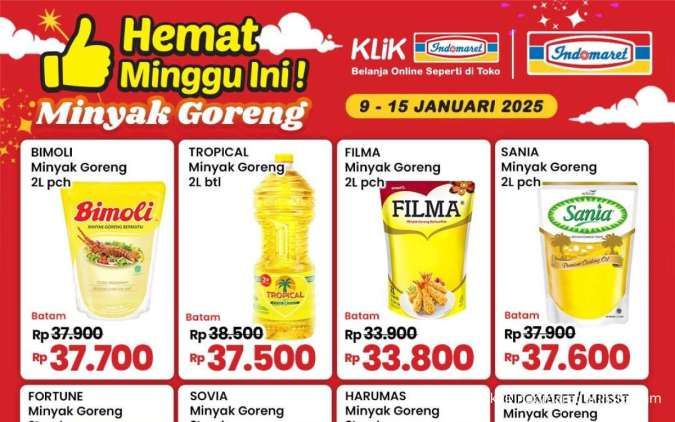 Promo Minyak Goreng di Alfamart-Superindo & Indomaret, Potongan Harga di Awal Pekan