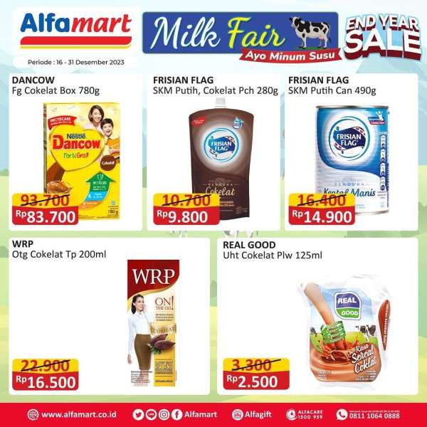 Promo Alfamart Terbaru Milk Fair 16-31 Desember 2023