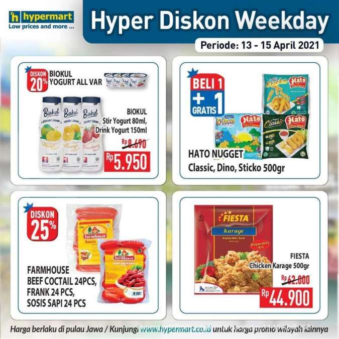 Promo Hypermart weekday 13-15 April 2021 