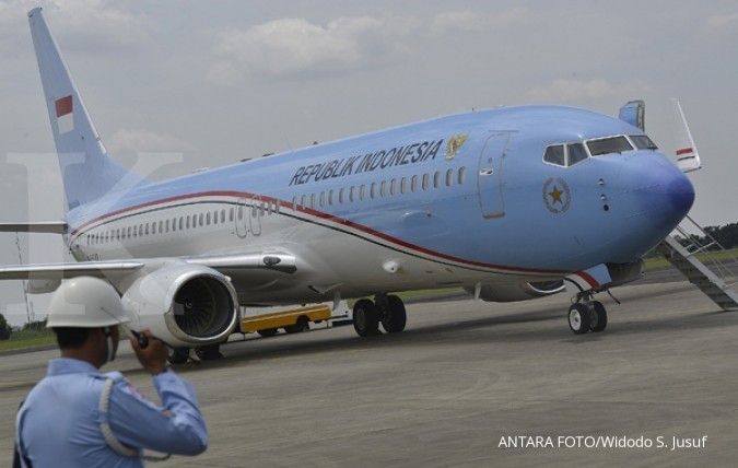SBY: Saya bersyukur akhirnya naik pesawat presiden