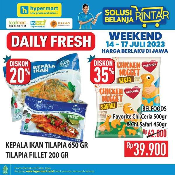 Katalog Harga Promo JSM Hypermart 14-17 Juli 2023