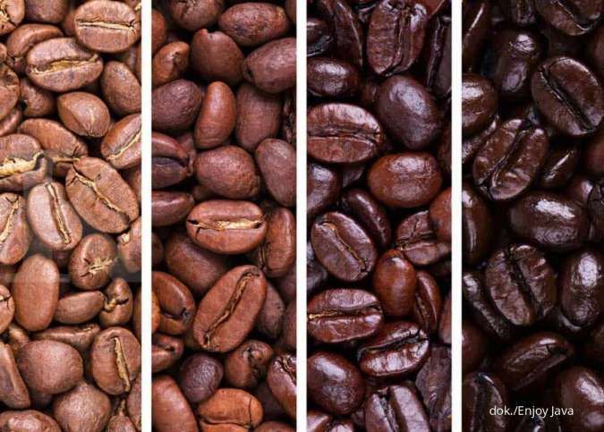 Mengenal 4 Level Roasting Kopi yang Mempengaruhi Rasa dan Warna Biji Kopi