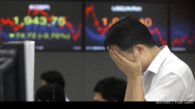 Bursa Asia terpangkas penundaan bailout Yunani